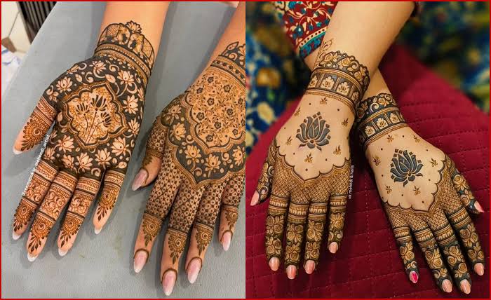 royal royal front hand mehndi design