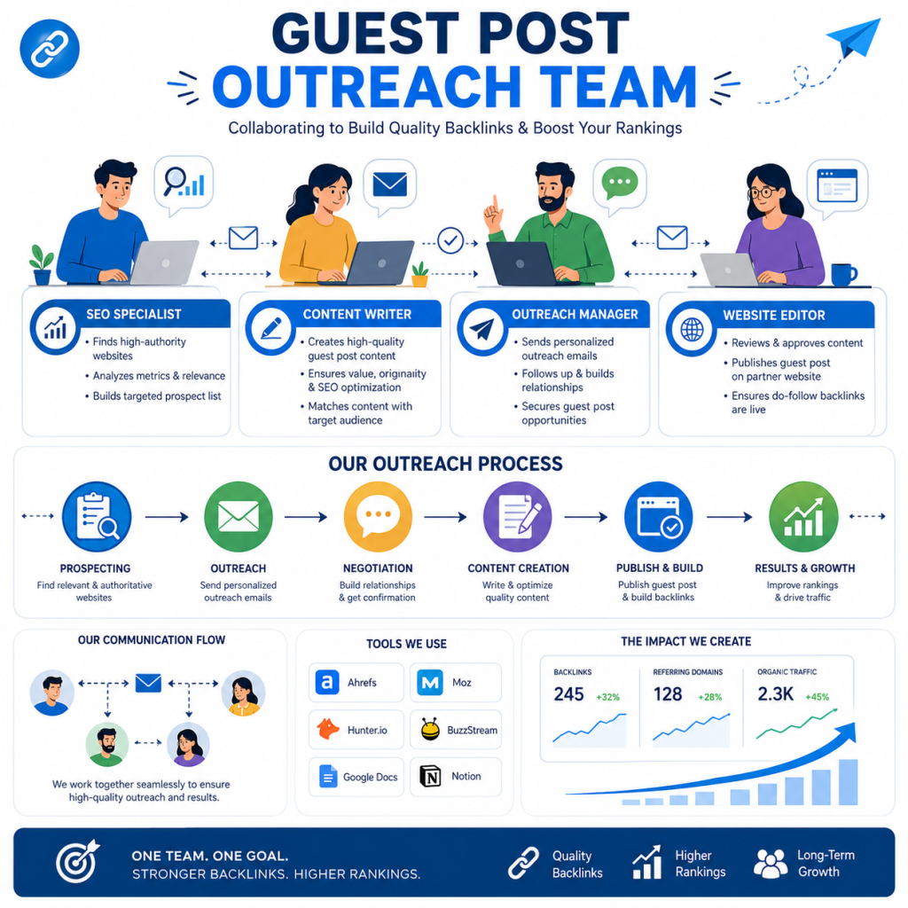 How Guest Post Outreach Services Help Your Website Grow Faster