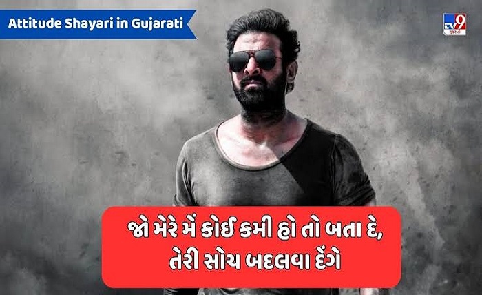 gujarati attitude shayari