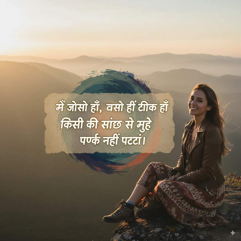 Attitude Shayari for Girls in Hindi